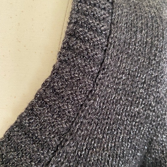 Rebecca Taylor 70s style black mini sweater dress, size 8 - Picture 5 of 7